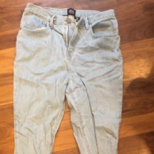 High waisted mom jeans